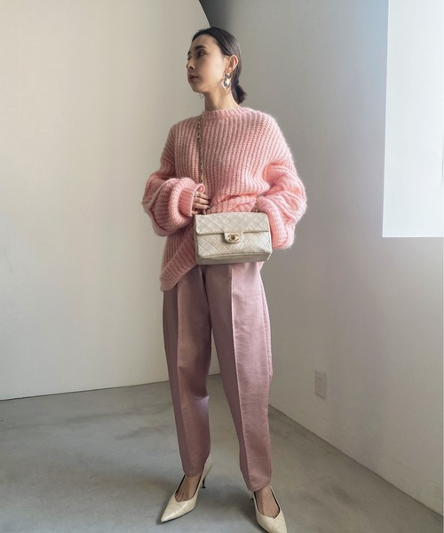 Ameri（アメリ）の「BACK CABLE KNIT（ニット/セーター）」 - WEAR