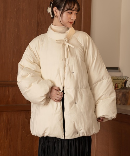 中綿リボンミドルコート（ブルゾン）｜hinari（ヒナリ）のファッション
