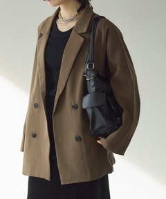 セール】【25年AW新作】DOUBLE BREASTED PEAKED ジャケット