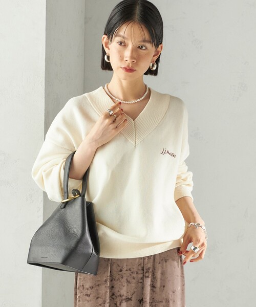 セール】【SHIPS別注】J.J MERCER:〈洗濯機可能〉Vネック ニット
