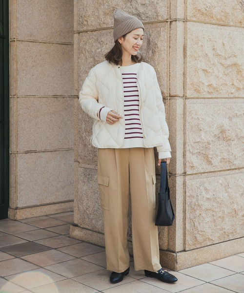 ライトダウンキルトショートブルゾン（ダウンジャケット/コート