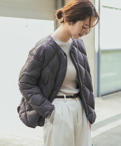 ライトダウンキルトショートブルゾン（ダウンジャケット/コート
