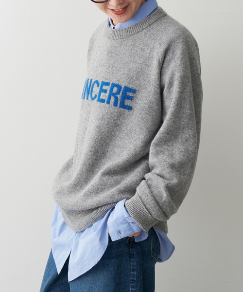 Spick & Span（スピックアンドスパン）の「ラグランロゴニットプル