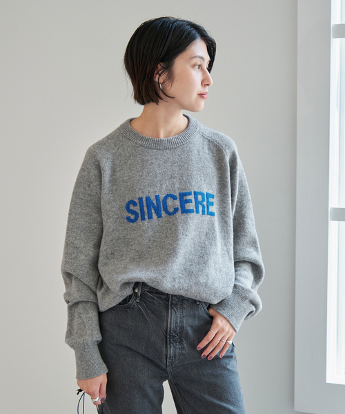 Spick & Span（スピックアンドスパン）の「ラグランロゴニットプル