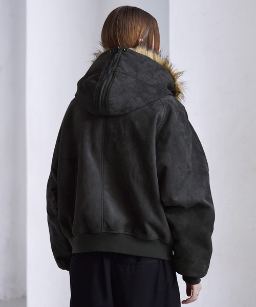 CLEL】ファイヤーマン テックフェードN-2Bフライトジャケット ブラック