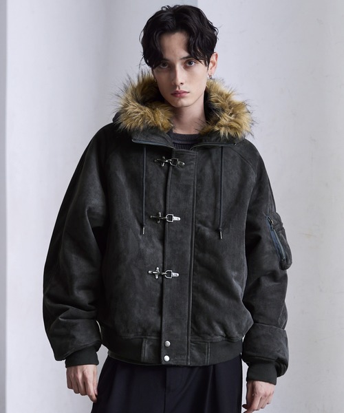 CLEL（クレイル）の「【CLEL】Fireman Tech Fade N-2B Flight Jacket