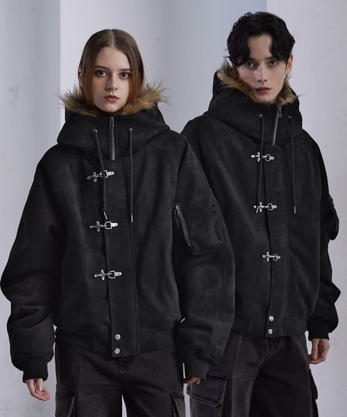 CLEL】ファイヤーマン テックフェードN-2Bフライトジャケット ブラック