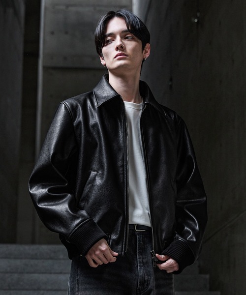 CLEL】Deep Texture Blouson / ディープテクスチャーブルゾン