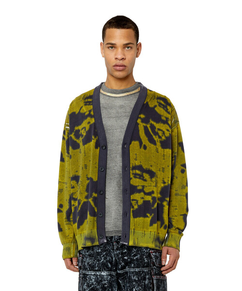 DIESEL（ディーゼル）の「メンズ コットンニット ハイゲージ 迷彩