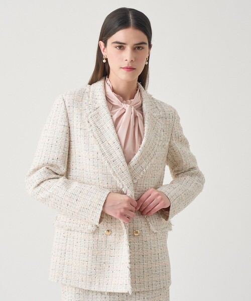 Eternal Line 2026】ミックスツイードダブル ジャケット（テーラード