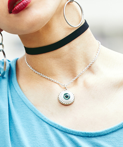HYSTERIC GLAMOUR（ヒステリックグラマー）の「BEADED EYE ネックレス