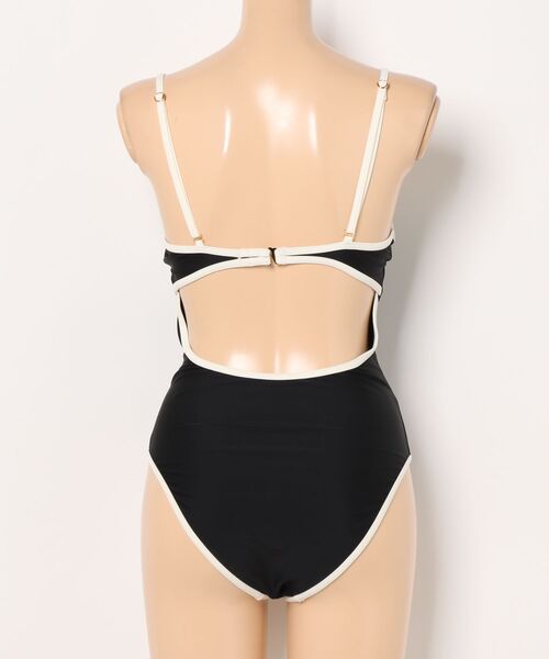 バイカラーカーブワンピース（水着）｜RAVIJOUR（ラヴィジュール）の