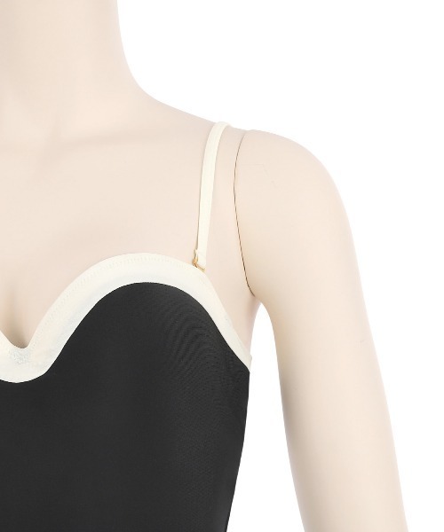 バイカラーカーブワンピース（水着）｜RAVIJOUR（ラヴィジュール）の