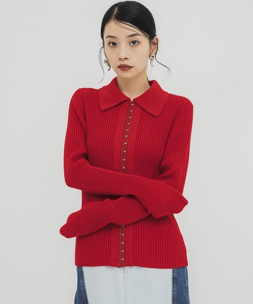 UNITED TOKYO（ユナイテッドトウキョウ）の「オープンフックリブニット