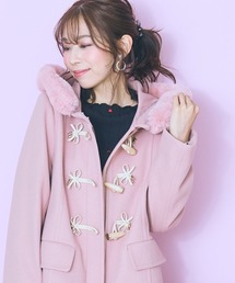 レディースのダッフルコート（ピンク/桃色系）ファッション通販 - ZOZOTOWN