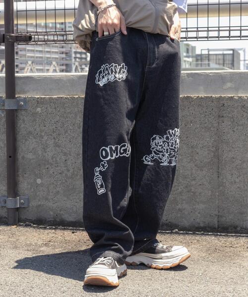 セール】∴WEGO/別注NEW JACKワイドデニムパンツ（デニムパンツ）｜NEW