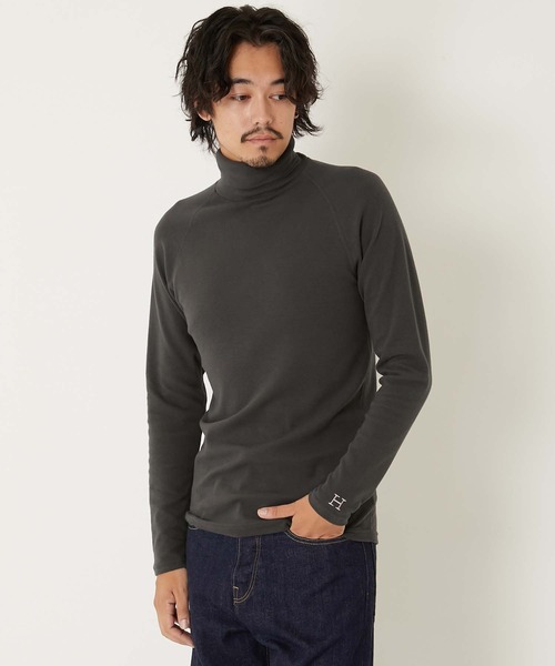 ストレッチフライス タートルネック ロングスリーブ Tシャツ（Tシャツ