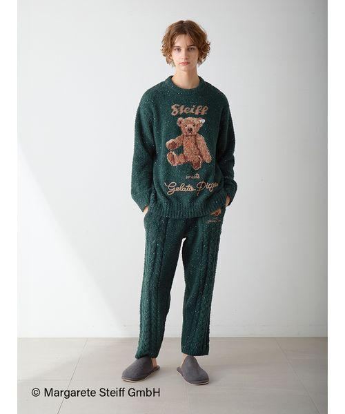 セール】【Steiff】【HOMME】パウダーネップジャガードプルオーバー