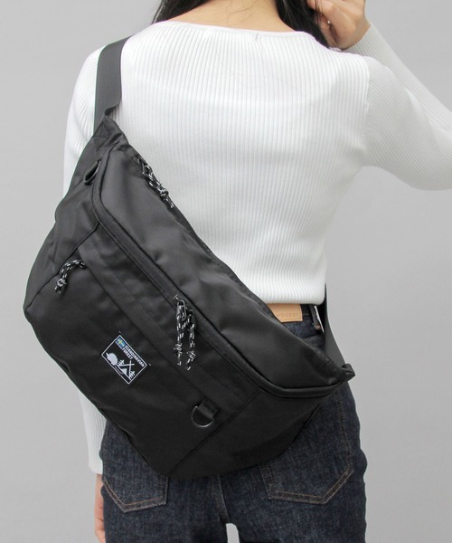 撥水ポリエステル 大容量 BIG ショルダー ウエストバッグ（ボディ