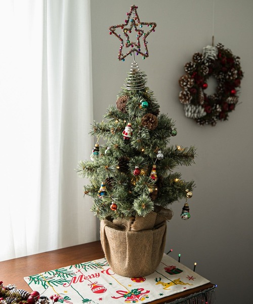 niko and（ニコアンド）の「[2021Xmas]LED付きクリスマスツリー70cm