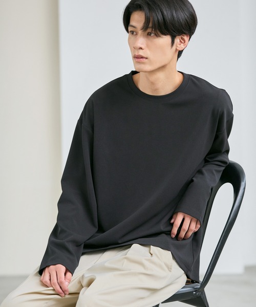 静電気防止ドライアムンゼンクルーネック&モックネックベーシック