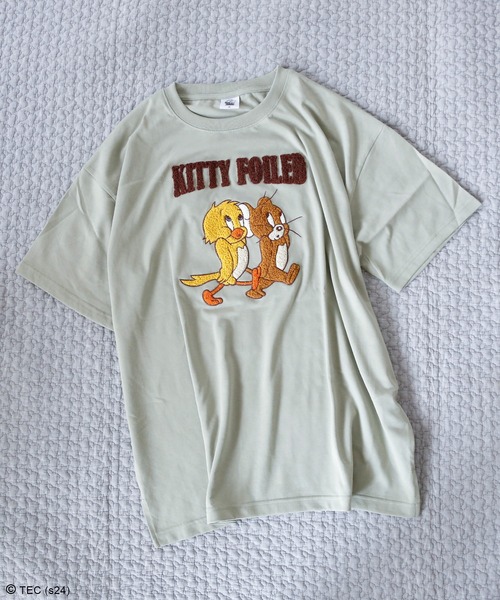 公式】トムとジェリー サガラ刺繍半袖Tシャツ レディース（Tシャツ