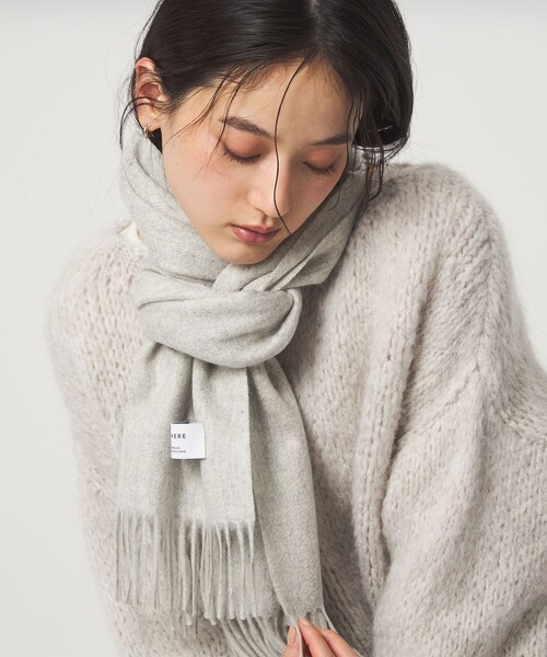 カシミヤ マフラー（マフラー）｜green label relaxing（グリーン
