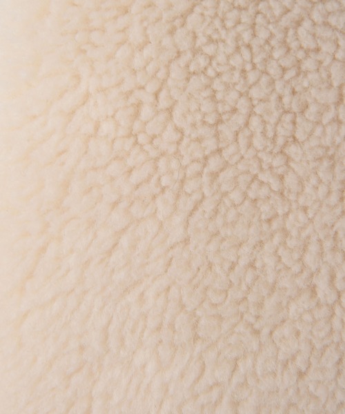 AKTE（アクテ）の「ボアミドルダッフルコート（ノーカラーコート