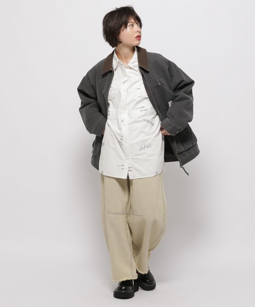 niko and（ニコアンド）の「ヴィンテージ配色ワークジャケット