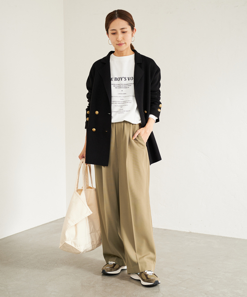 セール】ミラノリブニットジャケット（テーラードジャケット