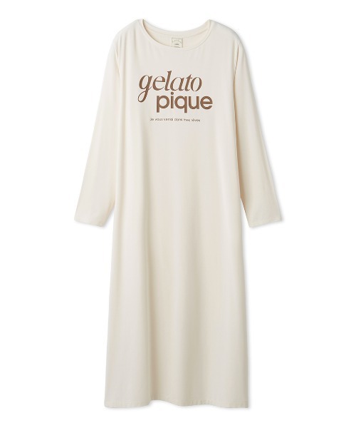 gelato pique（ジェラートピケ）の「レーヨンロゴワンピース（ルーム