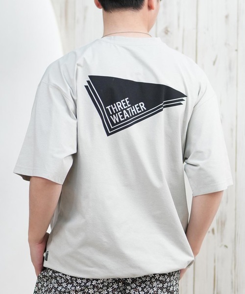 ムラサキスポーツ限定】THREE WEATHER/スリーウェザー 半袖Tシャツ