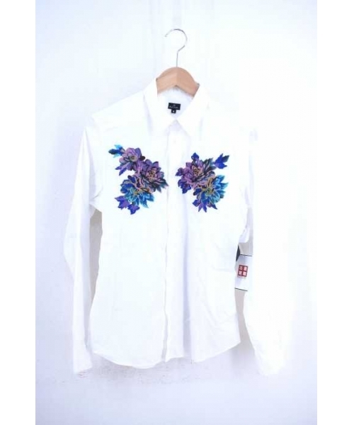 ブランド古着】花柄刺繍長袖シャツ（シャツ/ブラウス）｜Paul Smith