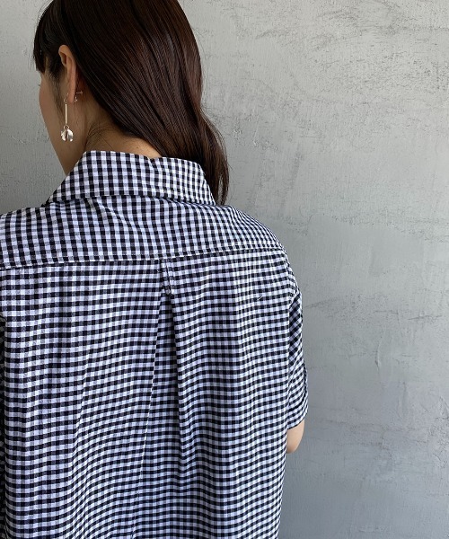 DANTON/ダントン] ラウンドカラー プルオーバーオックスフォードシャツ