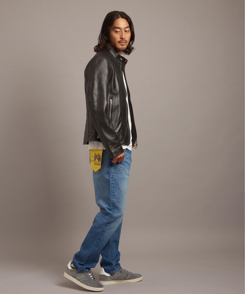 セール】JE LAMB LEATHER SINGLE RIDERS 24（ライダースジャケット