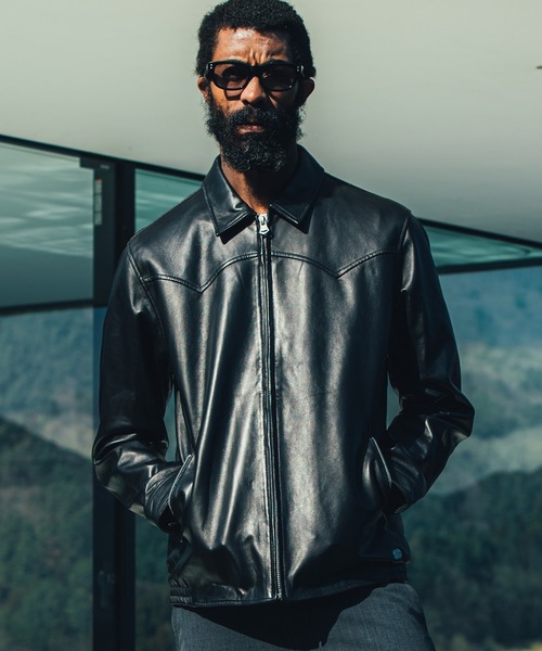 CRIMIE（クライミー）の「LAMB LEATHER WESTERN JACKET（ライダース