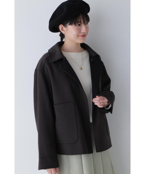 human woman（ヒューマンウーマン）の「◇メルトンバイカラーショート