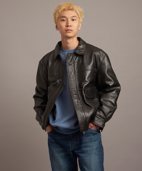 セール】JE LAMB LEATHER A-2 JACKET（ライダースジャケット