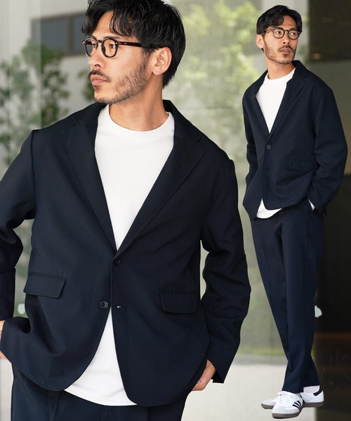 セットアップ】リラックスシルエット テーラードジャケット