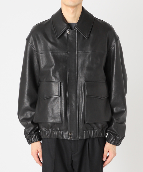 A2 レザーショートブルゾン（ライダースジャケット）｜EDIFICE