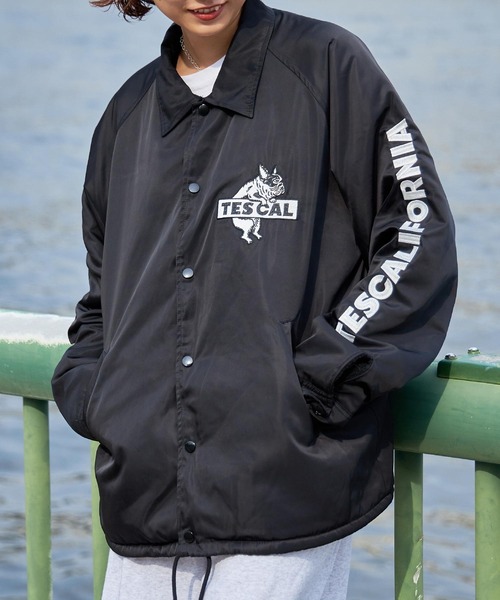 TES BOX LOGO BOA COACH JKT / 裏ボアコーチジャケット（ナイロン