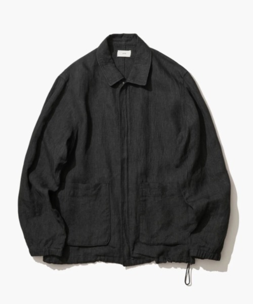 ATON（エイトン）の「ATON (エイトン)HARD LINEN | UTILITY JACKET