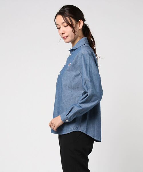 DANTON（ダントン）の「[DANTON/ダントン] シャンブレー丸襟プル