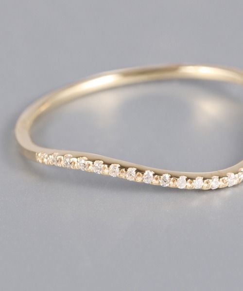 PAS TIERRA（パティエラ）の「[Briller] K10ウェーブダイヤモンド