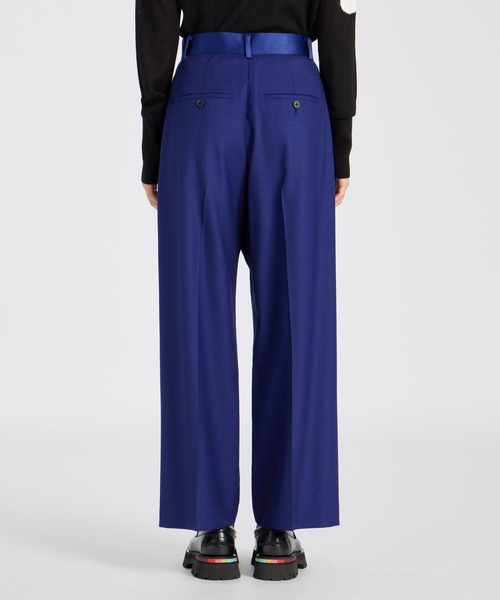 Paul Smith（ポールスミス）の「サテンポイント タック ワイドパンツ