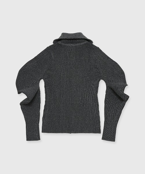 ESCARGOT SLEEVE KNIT/エスカルゴスリーブニット（ニット/セーター