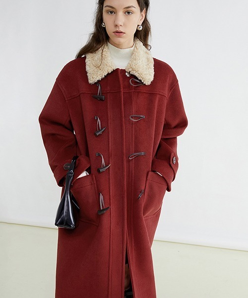 Fano Studios（ファノ ストゥディオズ）の「ボアカラー ダッフルコート