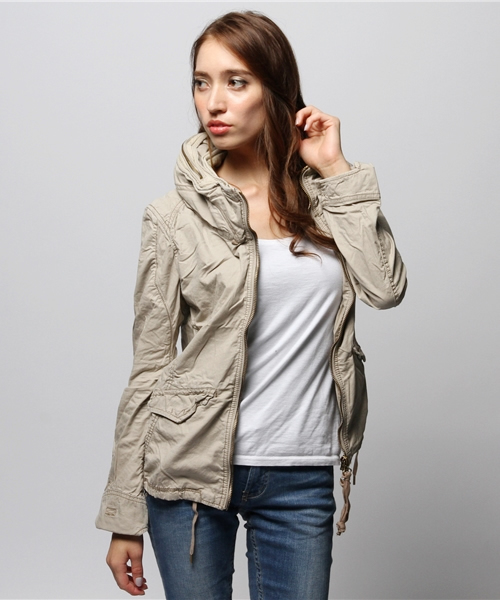 goa（ゴア）の「ビックフードジャケット（ミリタリージャケット）」 - WEAR