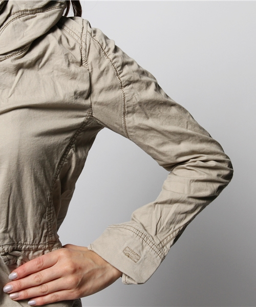 goa（ゴア）の「ビックフードジャケット（ミリタリージャケット）」 - WEAR