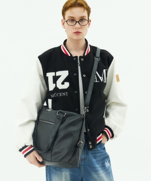 A'GEM/9 × .kom 『MUCENT/ムーセント』PRIME WRINKLE LEATHER TOTE BAG